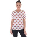 Girl Power Logo Pattern Short Sleeve Top View1