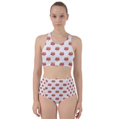 Girl Power Logo Pattern Racer Back Bikini Set by dflcprints