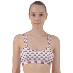 Girl Power Logo Pattern Line Them Up Sports Bra by dflcprints