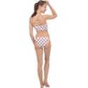 Girl Power Logo Pattern Racer Front Bikini Set View2