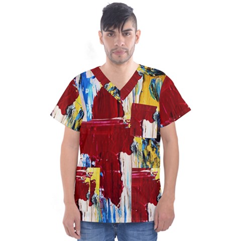 Point Of View #2 Men s V-neck Scrub Top by bestdesignintheworld