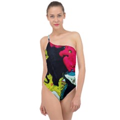 Buffalo Vision Classic One Shoulder Swimsuit by bestdesignintheworld