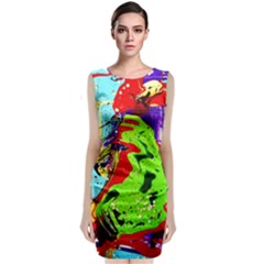 Untitled Island 1 Classic Sleeveless Midi Dress by bestdesignintheworld