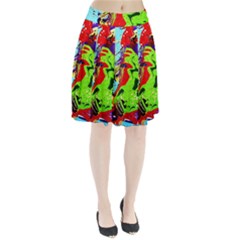 Untitled Island 1 Pleated Skirt by bestdesignintheworld