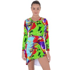 Untitled Island 1 Asymmetric Cut-out Shift Dress by bestdesignintheworld