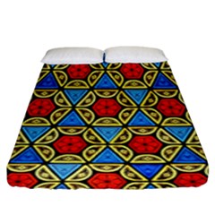  Artwork By Patrick-colorful-43 Fitted Sheet (king Size) by ArtworkByPatrick