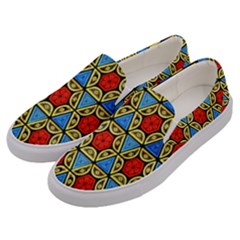  Artwork By Patrick-colorful-43 Men s Canvas Slip Ons by ArtworkByPatrick