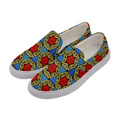  Artwork By Patrick-colorful-43 Women s Canvas Slip Ons by ArtworkByPatrick