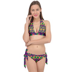 Artwork By Patrick-colorful-44 Tie It Up Bikini Set