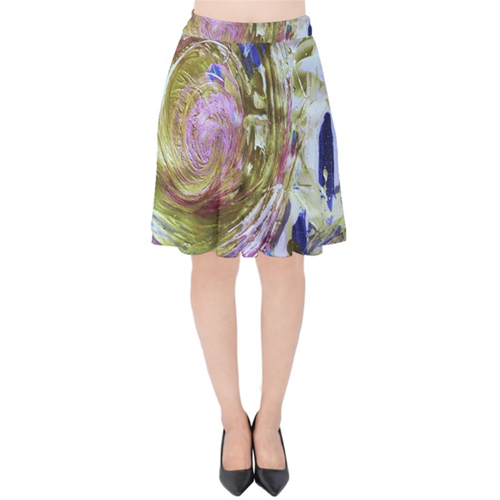 June Gloom 1 Velvet High Waist Skirt