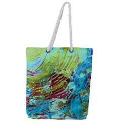 June Gloom 12 Full Print Rope Handle Tote (large) by bestdesignintheworld