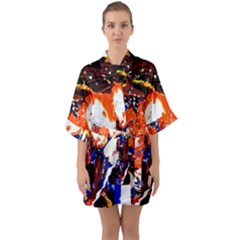 Smashed Butterfly 8 Quarter Sleeve Kimono Robe by bestdesignintheworld