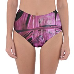 Foundation Of Grammer 3 Reversible High-waist Bikini Bottoms