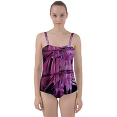 Foundation Of Grammer 3 Twist Front Tankini Set by bestdesignintheworld