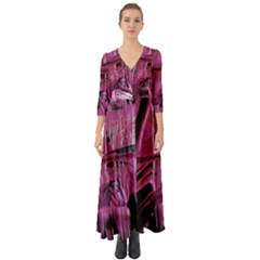 Foundation Of Grammer 3 Button Up Boho Maxi Dress