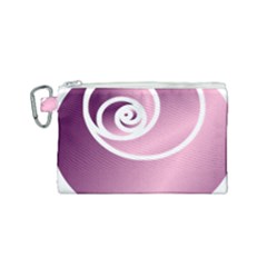 Rose Canvas Cosmetic Bag (small)