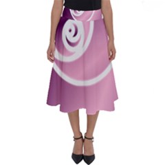 Rose Perfect Length Midi Skirt