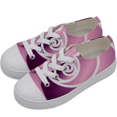 Rose Kids  Low Top Canvas Sneakers