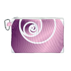 Rose Canvas Cosmetic Bag (large)