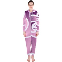 Rose  Hooded Jumpsuit (ladies) 