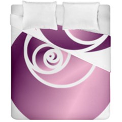 Rose  Duvet Cover Double Side (california King Size)