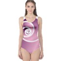 rose  One Piece Swimsuit View1