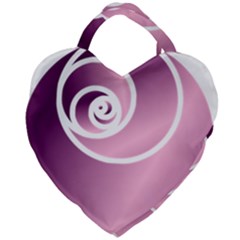 Rose  Giant Heart Shaped Tote