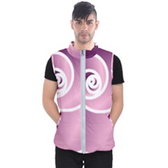 Rose  Men s Puffer Vest by Jylart