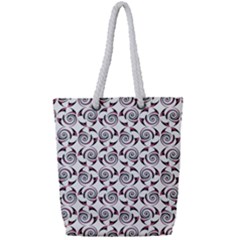 Spirai3+ Full Print Rope Handle Tote (small) by Jylart