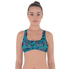 Spirals Got No Strings Sports Bra by Jylart