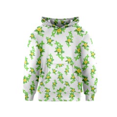 Airy Floral Pattern Kids  Pullover Hoodie by dflcprints