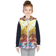 June Gloom 10 Kid s Hooded Puffer Vest by bestdesignintheworld