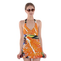 Smashed Butterfly 6 Halter Dress Swimsuit  by bestdesignintheworld