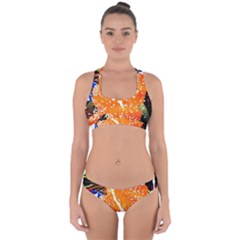 Smashed Butterfly 6 Cross Back Hipster Bikini Set by bestdesignintheworld