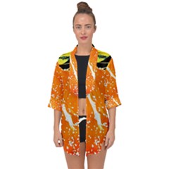 Smashed Butterfly 6 Open Front Chiffon Kimono