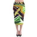 Grave Yard 4 Velvet Midi Pencil Skirt View1