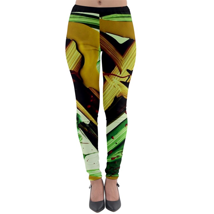 Grave Yard 4 Lightweight Velour Leggings