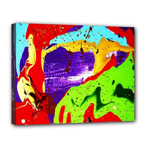 Untitled Island 2 Canvas 14  X 11  by bestdesignintheworld