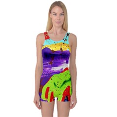 Untitled Island 2 One Piece Boyleg Swimsuit by bestdesignintheworld