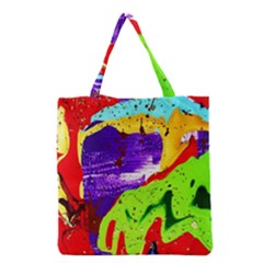 Untitled Island 2 Grocery Tote Bag by bestdesignintheworld