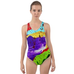 Untitled Island 2 Cut-out Back One Piece Swimsuit by bestdesignintheworld