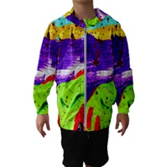 Untitled Island 2 Hooded Windbreaker (kids) by bestdesignintheworld