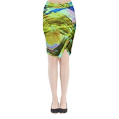 June Gloom 9 Midi Wrap Pencil Skirt by bestdesignintheworld