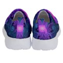 Blown Glass Flower of an ElectricBlue Fractal Iris Velcro Strap Shoes View4