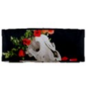 Animal skull with a wreath of wild flower Canvas Travel Bag View4