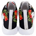 Animal skull with a wreath of wild flower Men s Lightweight High Top Sneakers View4