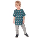 Summer palms pattern Kids Raglan Tee View1