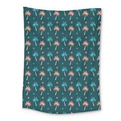 Summer Palms Pattern Medium Tapestry by TastefulDesigns