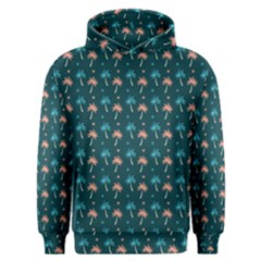 Summer Palms Pattern Men s Overhead Hoodie