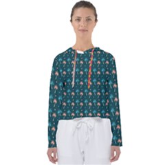 Summer Palms Pattern Women s Slouchy Sweat